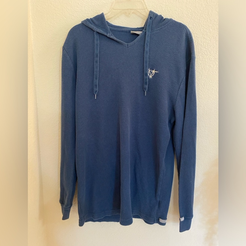 Van’s Thermal Long Sleeve Hoodie, Blue XXL